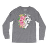 Heart And Flowers Long Sleeve Shirts