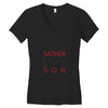 LIKE FATHER AND SON Women's V-Neck T-Shirt