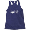 21st birthday apron established 1997 Racerback Tank