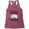 i love video games Racerback Tank