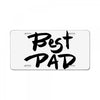 best dad License Plate