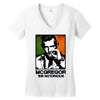mcgregor the notorious ireland Women's V-Neck T-Shirt