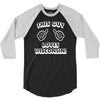 this guy loves wisconsin 3/4 Sleeve Shirt