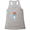 narwhal donuts kawaii cute unicorn harajuku sweet cool awesome Racerback Tank