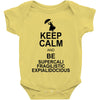 keep calm and be supercalifragilisticexpialidocious t shirt mary poppi Baby Onesie