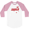 case ih farm butterfly 3/4 Sleeve Shirt