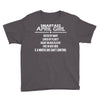 Smartass April Girl Youth Tee
