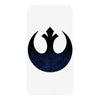 rebel logo with space pattern iPhoneX