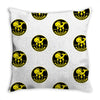 poseidon vintage scuba tank decal Throw Pillow