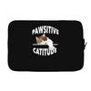 pawsitive catitude Laptop sleeve