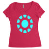 ironman logo avengers marvel comics gift Women's Triblend Scoop T-shirt