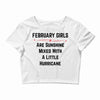 February girls Crop Top