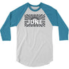 legends are born in june 3/4 Sleeve Shirt