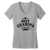 the best grandpa Women's V-Neck T-Shirt