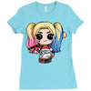 harley quinn Ladies Fitted T-Shirt