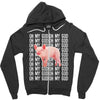 oh my god pig Zipper Hoodie
