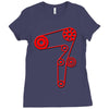 strap of the distribution of the engine Ladies Fitted T-Shirt
