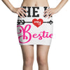 she is my bestie Mini Skirts