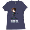 i rebel Ladies Fitted T-Shirt