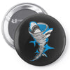shark tornado Pin-back button