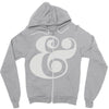 ampersand Zipper Hoodie