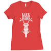 motorbike life behind bars Ladies Fitted T-Shirt