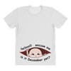 December  Peeking Out Asian Baby Boy All Over Women's T-shirt