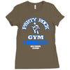 party rock gym i work out lmfao sexy and i kow it Ladies Fitted T-Shirt