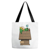wake up Tote Bags