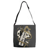 work hard until die Adjustable Strap Totes