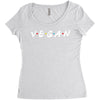 vegan friends tv show parody Women's Triblend Scoop T-shirt