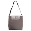 i'm not short awesome funny Adjustable Strap Totes