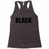 black Racerback Tank