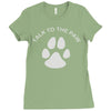 paw pun for pet lovers Ladies Fitted T-Shirt