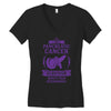 I am a Pancreatic Cancer Survivor - What's Your Superpower? Women's V-Neck T-Shirt