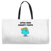 little miss smarty pants Weekender Totes