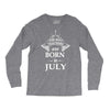 the best teachers are born in july Long Sleeve Shirts