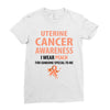 wear peach for uterine cancer Ladies Fitted T-Shirt