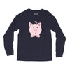 cute surprised pig pig Long Sleeve Shirts