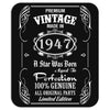 Premium Vintage Made In 1947 Mousepad