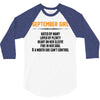 September Girl Hated By Many 3/4 Sleeve Shirt