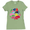 colorful art Ladies Fitted T-Shirt
