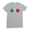 bat man mexican flag mexico logo Ladies Fitted T-Shirt