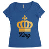 king Women's Triblend Scoop T-shirt