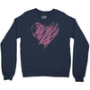 valentines day hearts Crewneck Sweatshirt