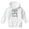 you can't buy happiness, but you can adopt a cat and that's pretty muc Youth Hoodie