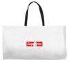 supreme cat Weekender Totes