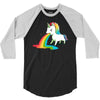 where rainbows come from (green) 3/4 Sleeve Shirt