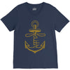 anchored faith V-Neck Tee