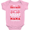 There's This Boy Who Stole My Heart He Calls Me Nana Baby Bodysuit